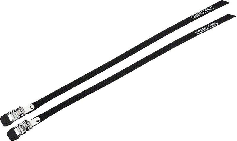 Load image into Gallery viewer, Dimension Nylon 440mm Pro Toe Straps Black Pair
