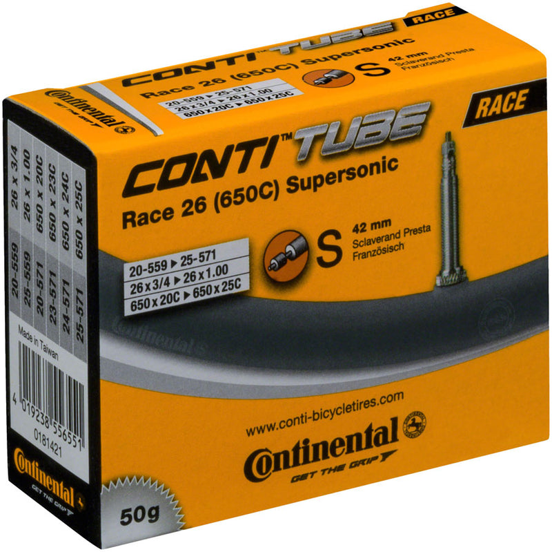 Load image into Gallery viewer, Continental Supersonic Tube - 26 / 650c x 20 - 25mm 42mm Presta Valve
