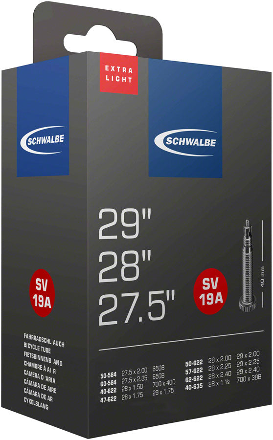 Load image into Gallery viewer, Schwalbe Extra Light Tube - 27.5 x 2.1 - 2.4 40mm Presta Valve
