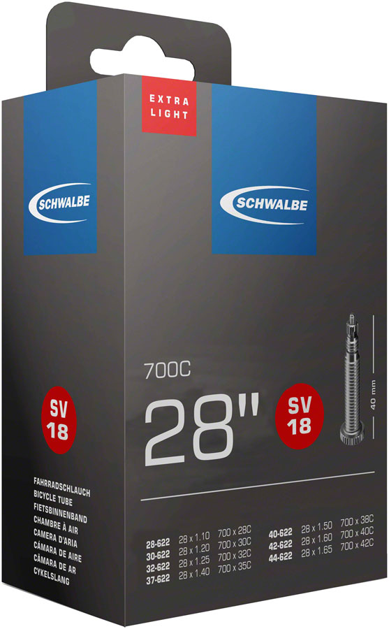 Load image into Gallery viewer, Schwalbe Extra Light Tube - 700 x 28 - 42mm 40mm Presta Valve
