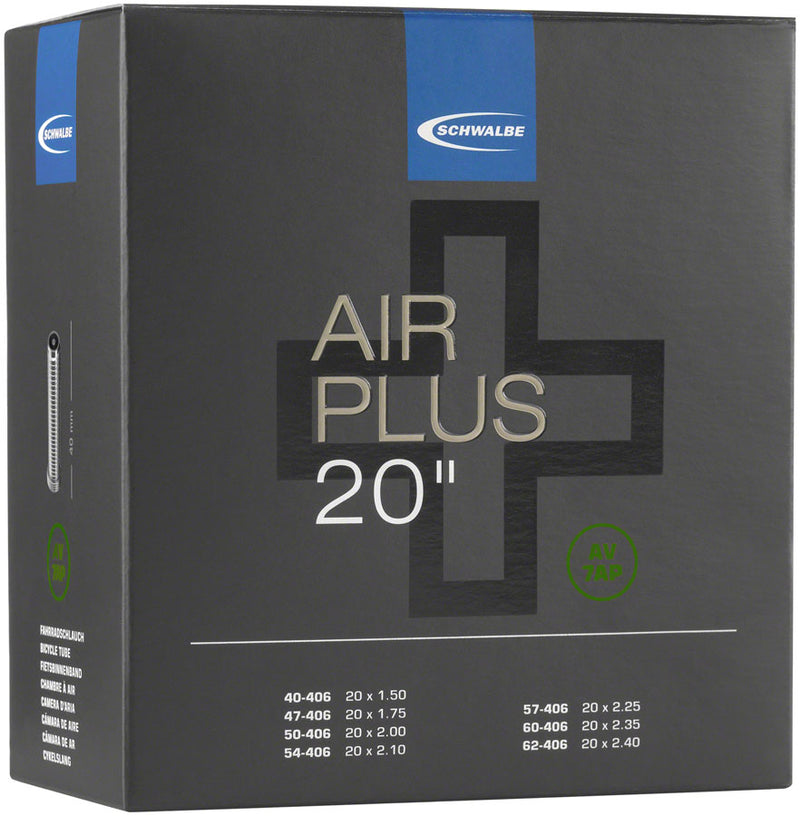 Load image into Gallery viewer, Schwalbe Air Plus Tube - 20 x 1.5 - 2.4 40mm Schrader Valve
