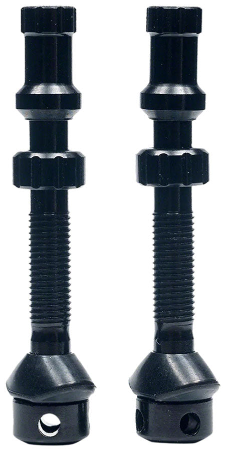 Load image into Gallery viewer, Stan's Tubeless Universal+ Valve Stems - Alloy Regular Black Pair

