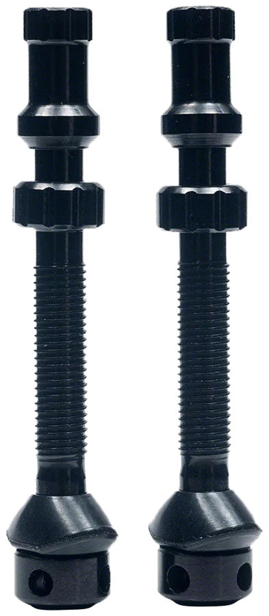 Load image into Gallery viewer, Stan's Tubeless Universal+ Valve Stems - Alloy Medium Black Pair
