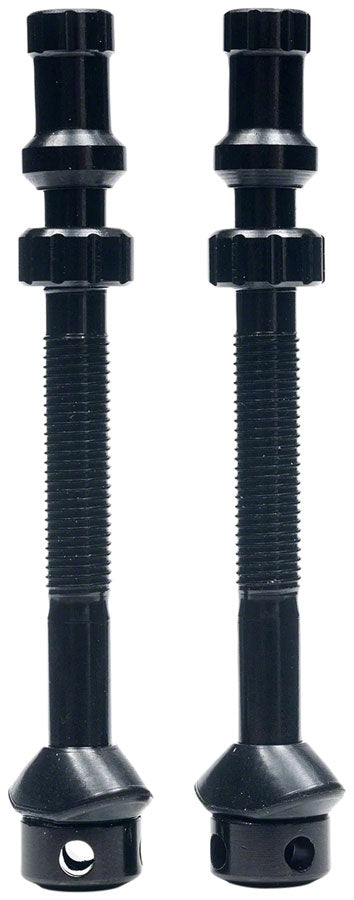 Load image into Gallery viewer, Stan's Tubeless Universal+ Valve Stems - Alloy Tall Black Pair
