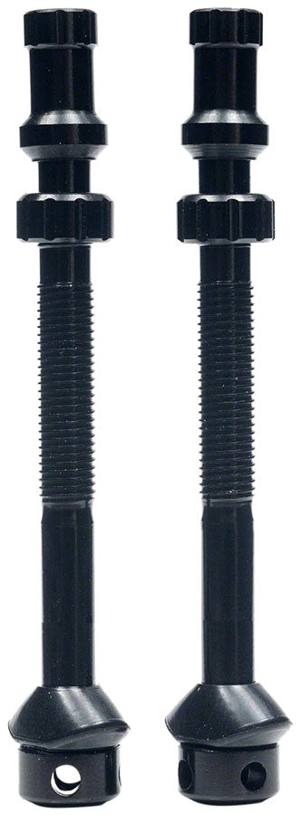 Load image into Gallery viewer, Stan's Tubeless Universal+ Valve Stems - Alloy Extra Tall Black Pair
