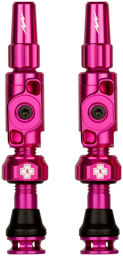 Muc-Off Big Bore Lite Tubeless Valve Stems - Small 30mm Pink
