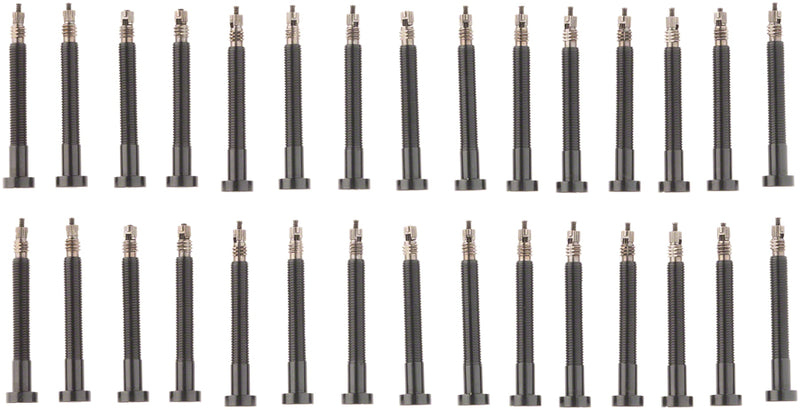 Load image into Gallery viewer, Muc-Off Tubeless Valve Box Refill -  Black 44mm Stem Pack of 30
