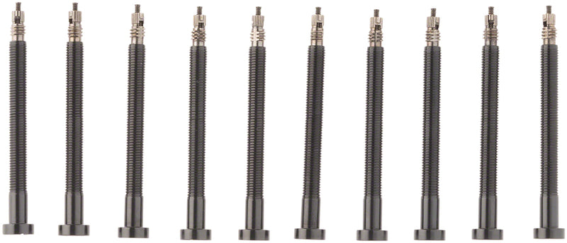 Load image into Gallery viewer, Muc-Off Tubeless Valve Box Refill -  Black 60mm Stem Pack of 10
