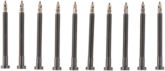 Muc-Off Tubeless Valve Box Refill -  Black 60mm Stem Pack of 10