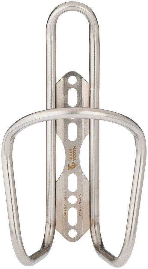 Load image into Gallery viewer, Wolf Tooth Morse  Bottle Cage - Titanium Silver
