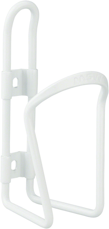 Load image into Gallery viewer, MSW AC-100 Alloy Water Bottle Cage 6mm rod White
