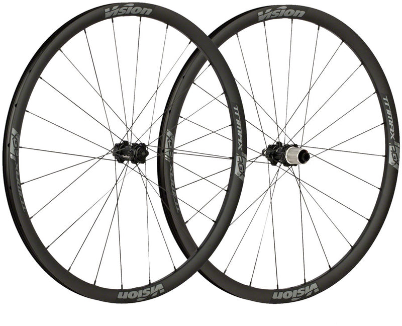 Load image into Gallery viewer, Vision TriMax AGX i23 Wheelset - 700 12 x 100/142mm Center-Lock HG 11 Black
