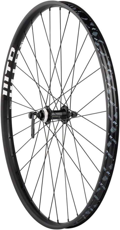 Load image into Gallery viewer, Quality Wheels Shimano HB-QC400 / WTB ST i30 Front Wheel - 29" QR x 100mm Center-Lock BLK 32H
