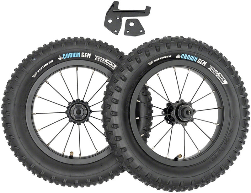 Load image into Gallery viewer, Kids Ride Shotgun Dirt Hero 12" Wheel Set - Rear Disc Tires/Tubes Included Pair
