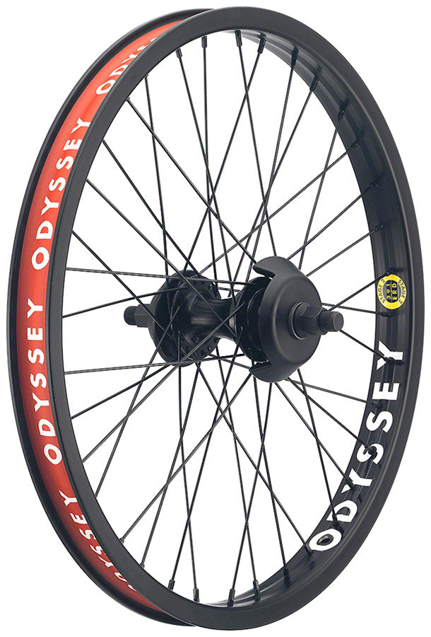 Load image into Gallery viewer, Odyssey Stage-2 Rear Wheel - 20" 14 x 110mm Rim Brake RHD Cassette Black
