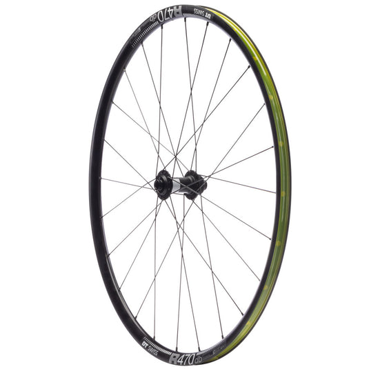 Quality Wheels DT 350/DT R470db Front Wheel - 700 12 x 100mm Center-Lock BLK 24H