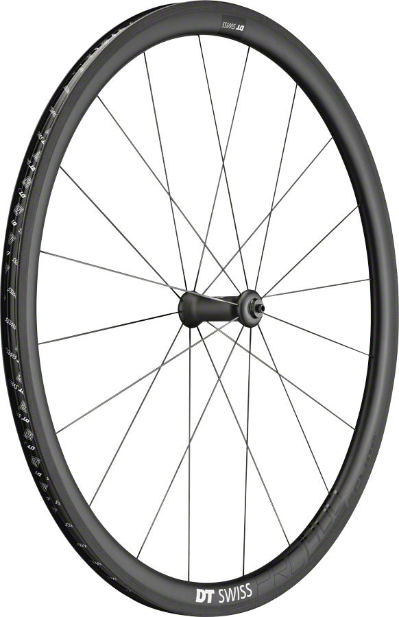 Load image into Gallery viewer, DT Swiss PRC 1400 Spline Front Wheel - 700 QR x 100mm Rim Brake Black
