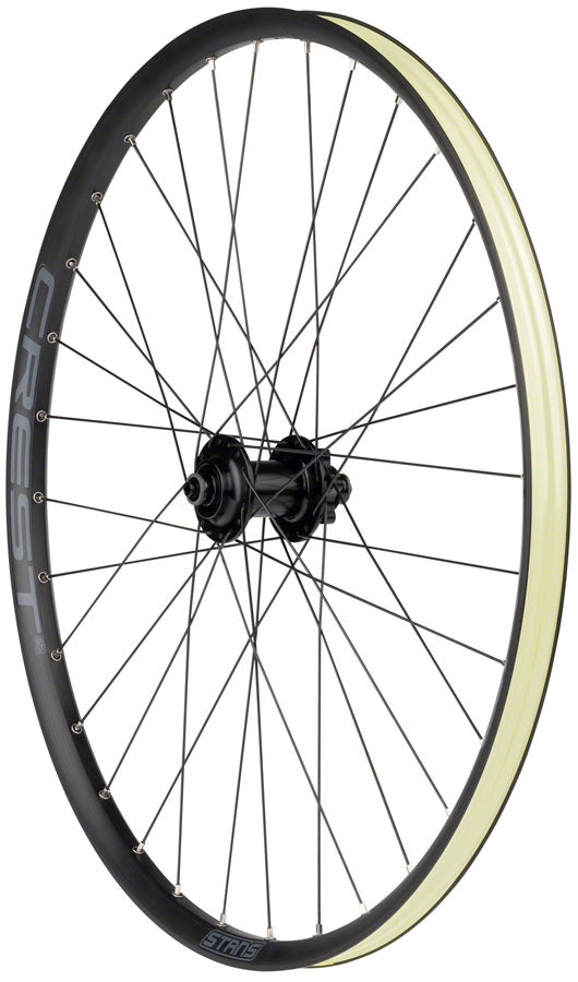 Load image into Gallery viewer, Stan's Crest S2 Front Wheel - 26" QR x 100mm 6-Bolt Black 32H
