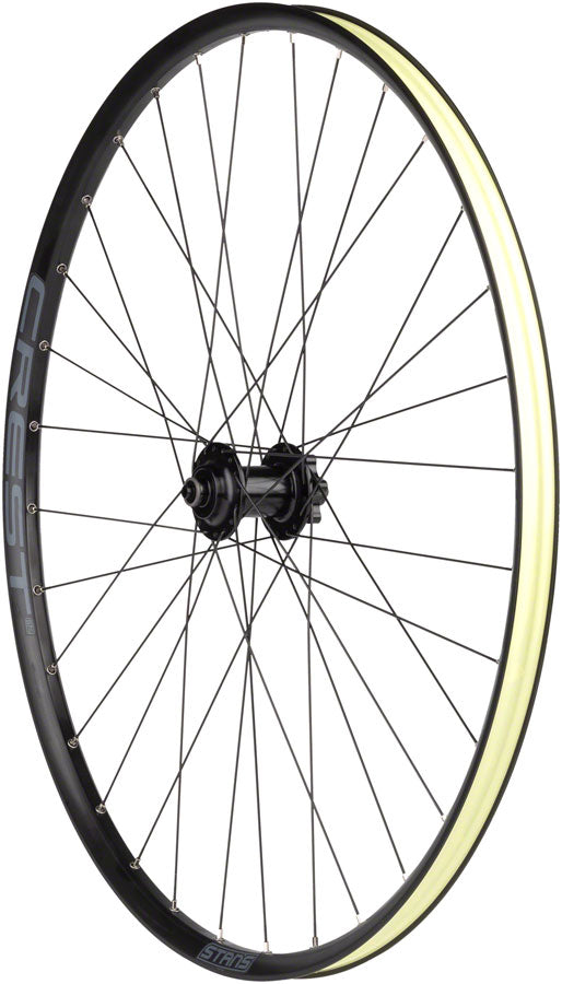 Load image into Gallery viewer, Stan's Crest S2 Front Wheel - 29" QR x 100mm 6-Bolt Black 32H
