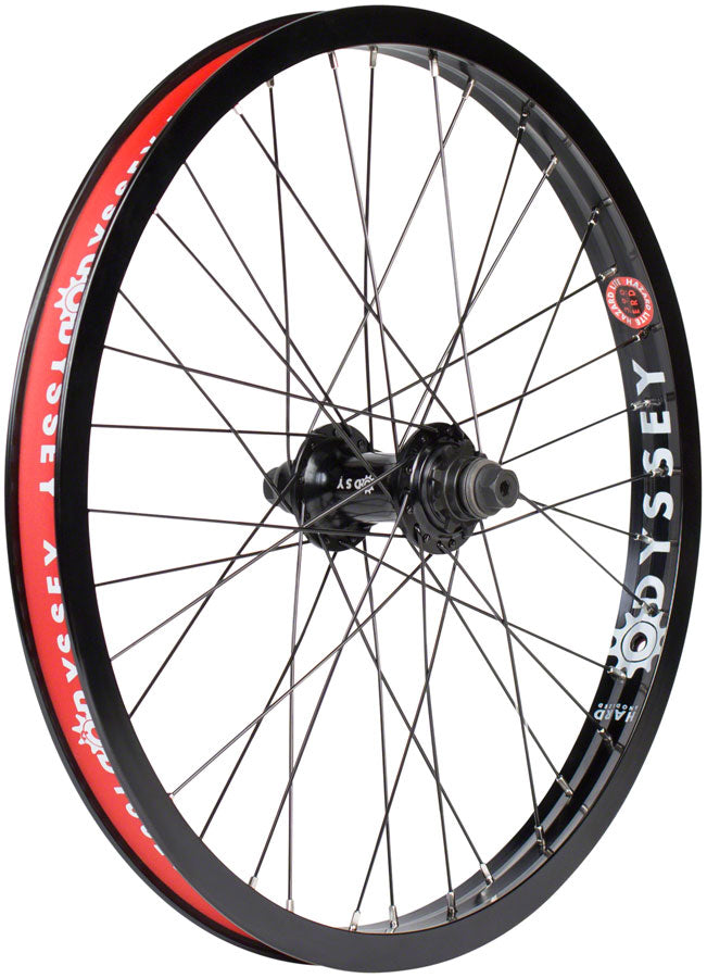 Load image into Gallery viewer, Odyssey Hazard Lite Rear Wheel - 20" 14 x 110mm Rim Brake Cassette RHD/LHD Hard BLK Clincher
