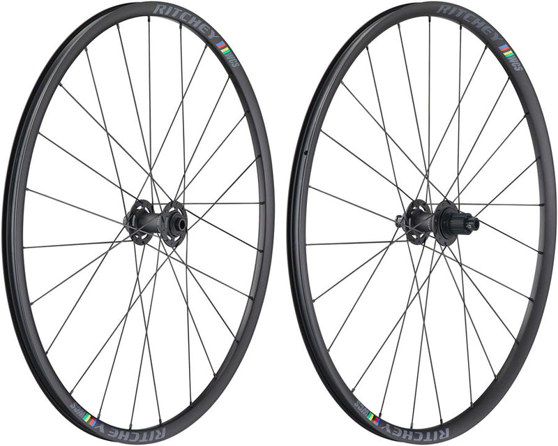 Load image into Gallery viewer, Ritchey WCS Zeta Wheelset - 700c 12 x 100mm/12 x 142mm Center-Lock Micro Spline BLK
