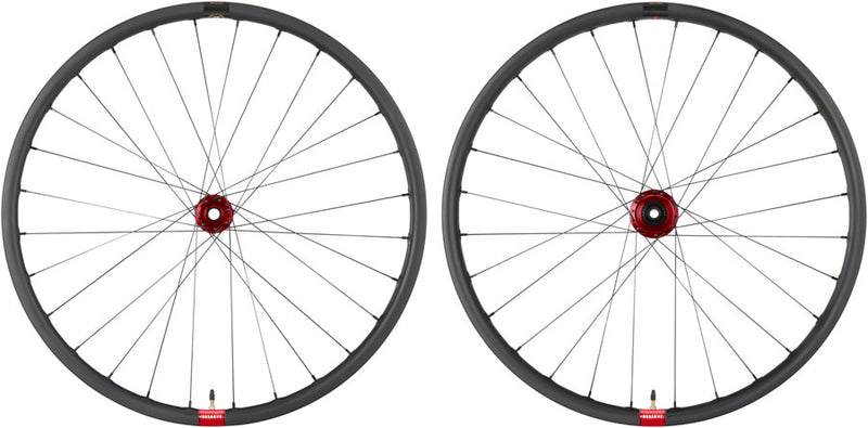 Load image into Gallery viewer, Reserve Wheels Reserve 31 DH Wheelset - 27.5" 20 x 110/12 x 157 6-Bolt HG BLK Chris King
