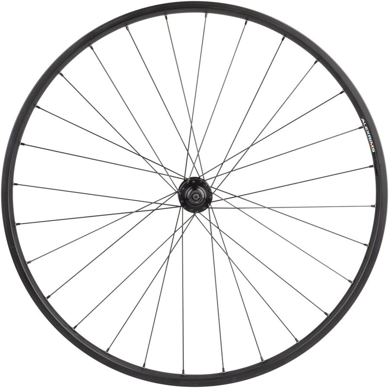 Load image into Gallery viewer, Quality Wheels Value Double Wall Series Disc Front Wheel - 650b QR x 100mm Center-Lock BLK 28H
