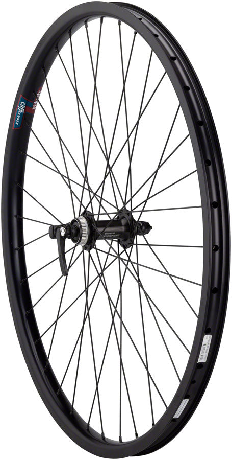 Load image into Gallery viewer, Quality Wheels Value HD Series Disc Front Wheel - 650b QR x 100mm Center-Lock BLK 36H
