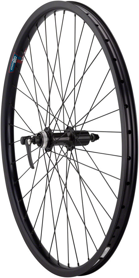 Load image into Gallery viewer, Quality Wheels Value HD Series Disc Rear Wheel - 650b QR x 135mm Center-Lock HG 10 BLK 36H
