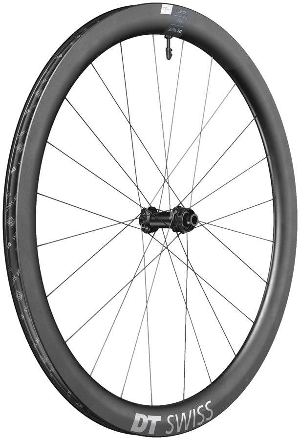 Load image into Gallery viewer, DT Swiss CRC 1400 Spline 45 Front Wheel - 700 12 x 100mm Center-Lock Black
