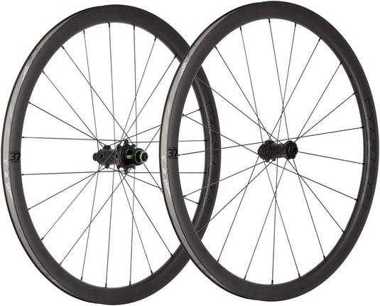 Vision Metron 37 TL Wheelset Tubeless 700c 21/24H Spoke Count Disc Brake Center Lock Rotor Mount – BLK