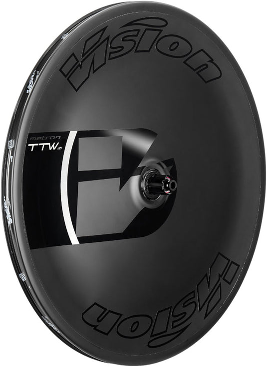 Vision Metron TTW Rear Wheel Disc 700c Carbon Aero Profile Center Lock Rotor Mount Shimano HG 11/12-Speed – BLK