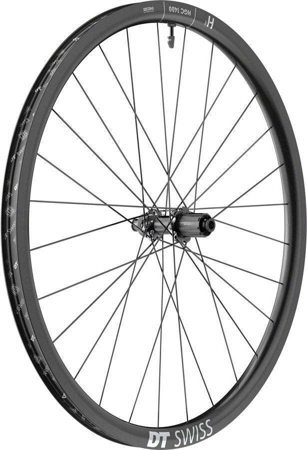 Load image into Gallery viewer, DT Swiss HGC 1400 Spline 30 Rear Wheel - 700c 12 x 142mm Center-Lock HG11 Road/XDR Ratchet EXP OS 30 BLK
