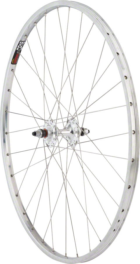 Load image into Gallery viewer, Quality Wheels CR-18 Track Rear Wheel - 27" 10 x 1 x 120mm Rim Brake Fixed/Freewheel Polished/Silver Clincher 32H
