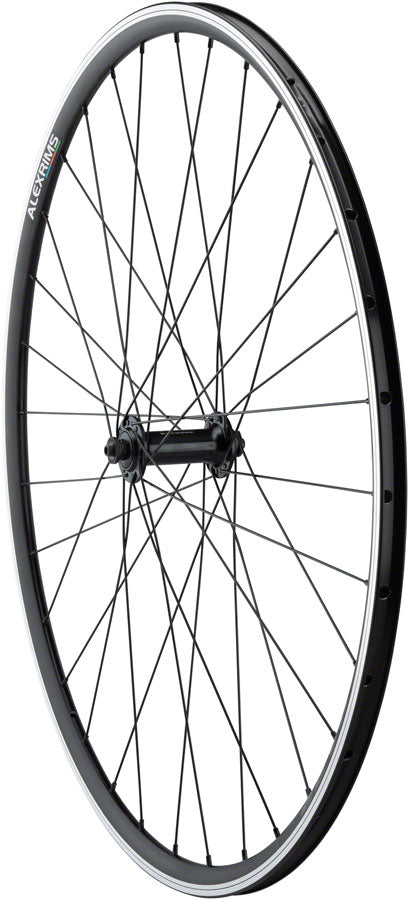 Load image into Gallery viewer, Quality Wheels Tiagra/DA22 Front Wheel - 700 QR x 100mm Rim Brake BLK Clincher 32H
