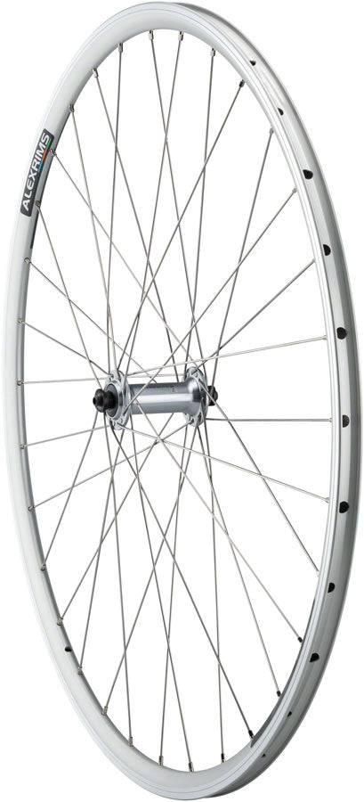 Load image into Gallery viewer, Quality Wheels Tiagra/DA22 Front Wheel - 700 QR x 100mm Rim Brake Silver Clincher 32H
