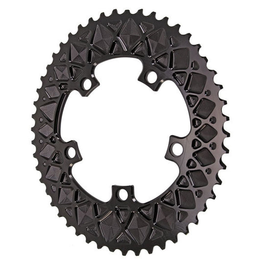absoluteBLACK Premium Oval Road Chainring 5x110BCD 50T - Black