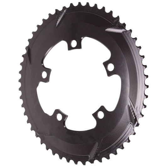 absoluteBLACK Premium Oval Road Chainring 5x110BCD 52T - Black