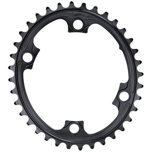 absoluteBLACK Premium Oval Road Chainring 4x110BCD 36T - Black