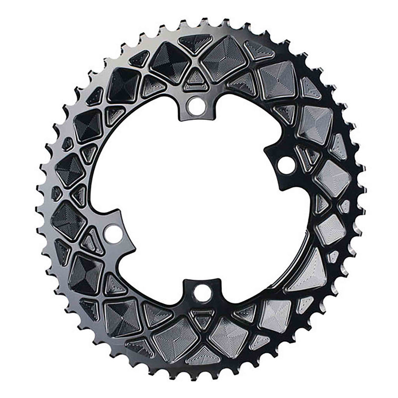 Load image into Gallery viewer, absoluteBLACK Premium Oval Road Chainring 4x110BCD 50T - Black
