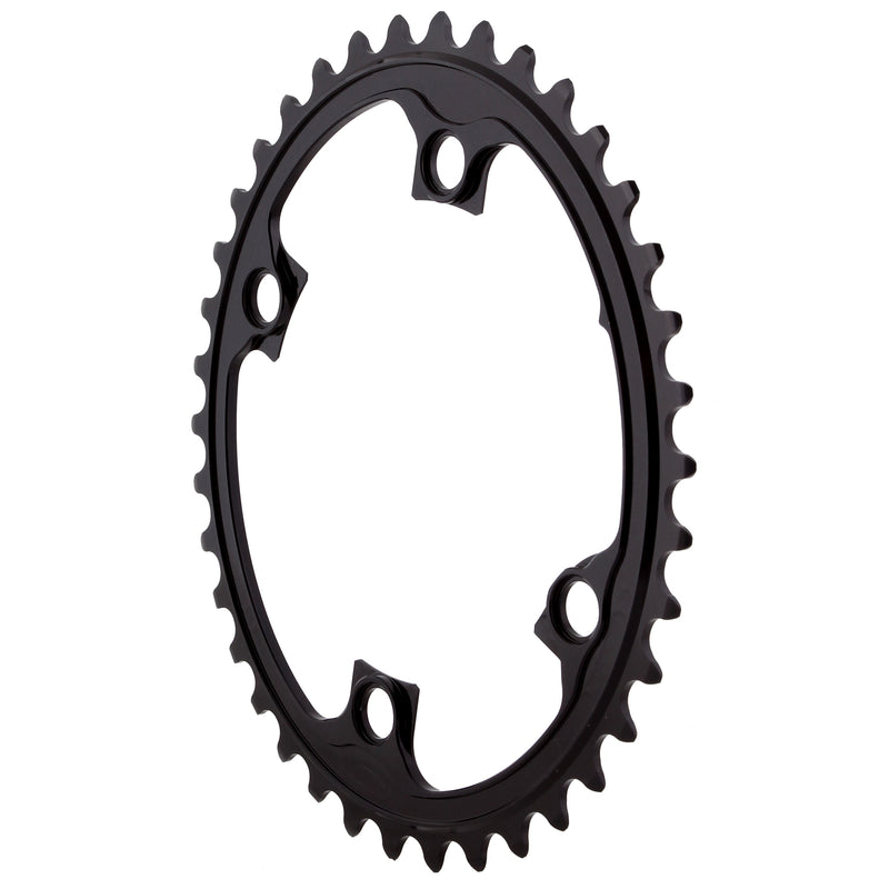 Load image into Gallery viewer, absoluteBLACK Premium Oval Road 38T Shimano 9100/8000 - Black
