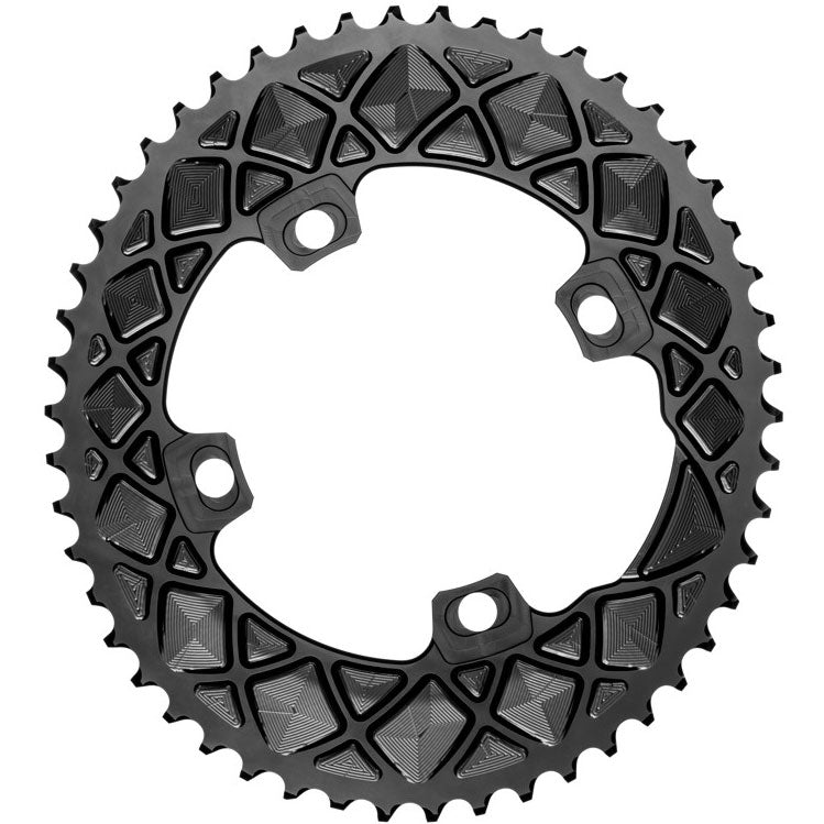 Load image into Gallery viewer, absoluteBLACK FSA ABS Oval Chainrings 4&amp;5x110BCD 53T - Black  
