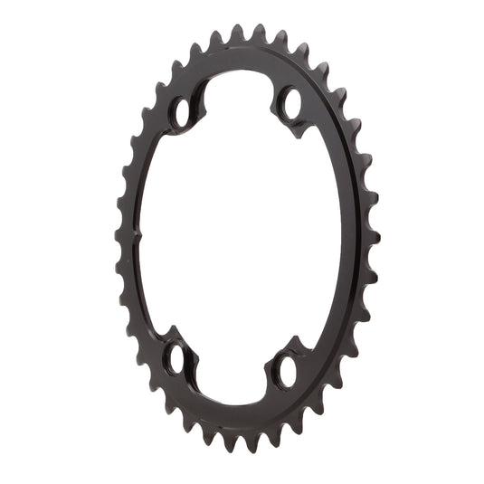 absoluteBLACK Round Chainring 4x110BCD Shimano Asym 36T - Black
