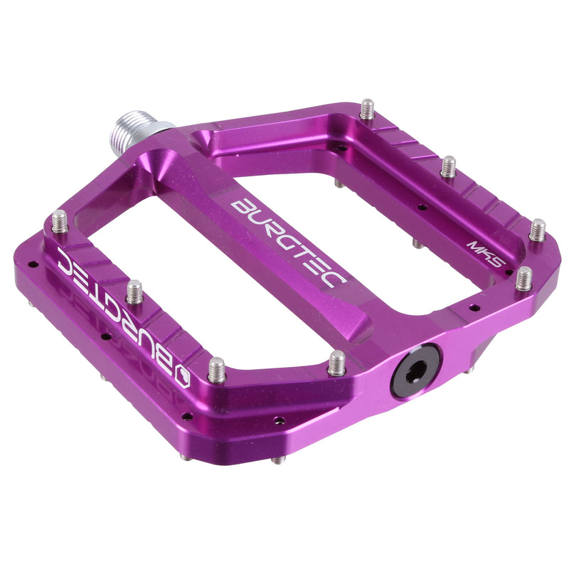 Load image into Gallery viewer, Burgtec Penthouse MK5 Pedals CrMo Purple Rain
