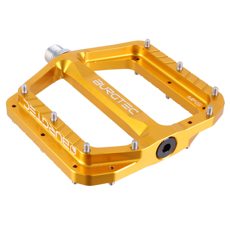 Load image into Gallery viewer, Burgtec Penthouse MK5 Pedals CrMo Gold
