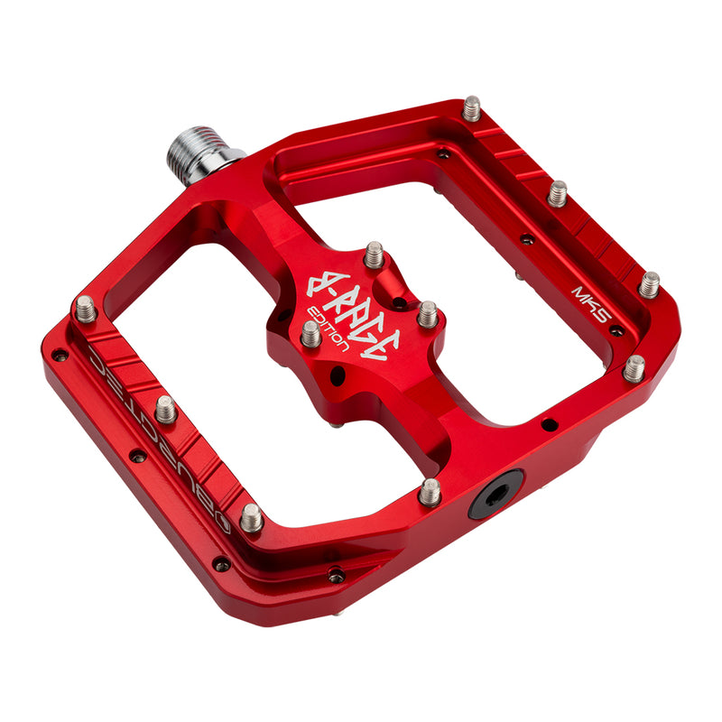 Load image into Gallery viewer, Burgtec Penthouse Flat MK5 B-Rage Edition Pedals Race Red
