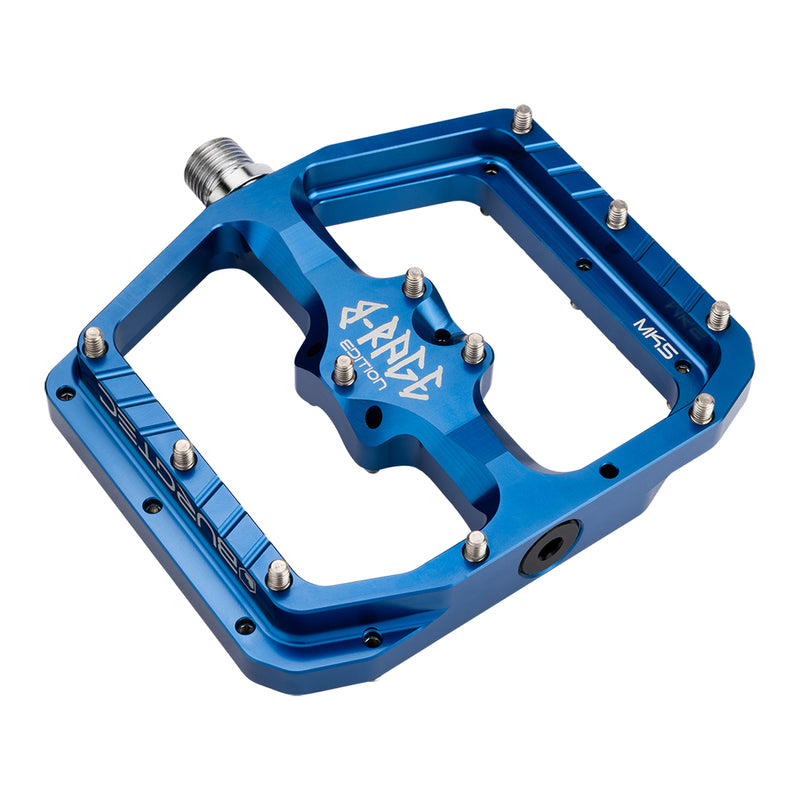 Load image into Gallery viewer, Burgtec Penthouse Flat MK5 B-Rage Edition Pedals Deep Blue
