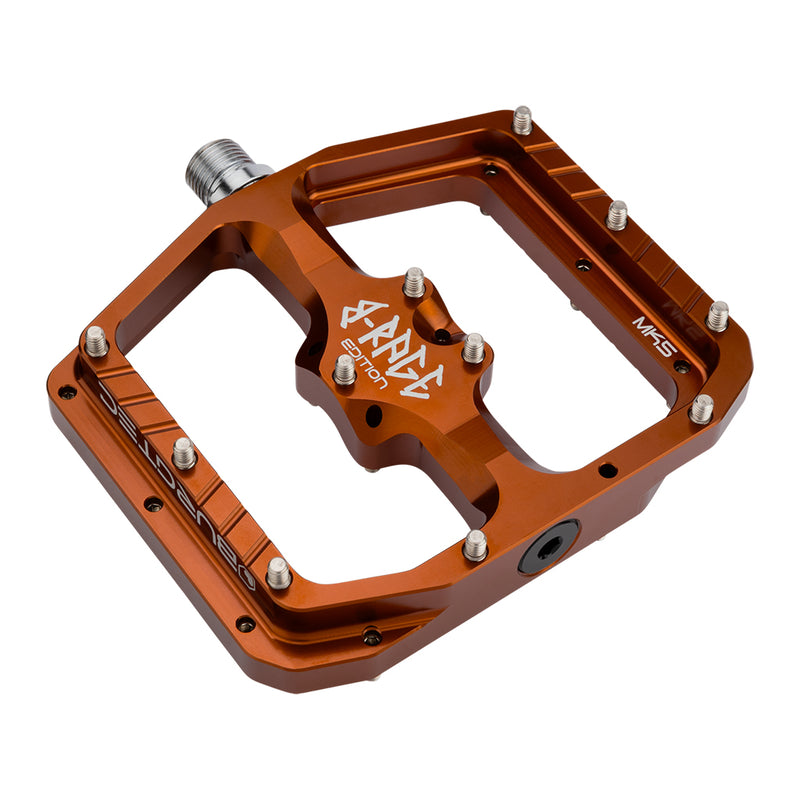 Load image into Gallery viewer, Burgtec Penthouse Flat MK5 B-Rage Edition Pedals Kash Bronze
