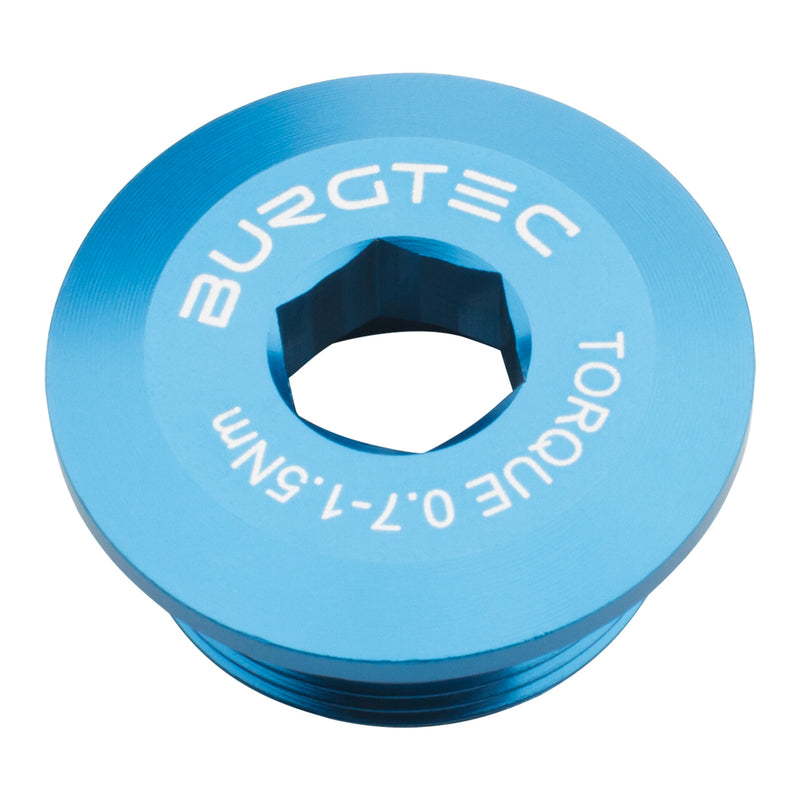 Load image into Gallery viewer, Burgtec Shimano Crank Bolt Deep Blue
