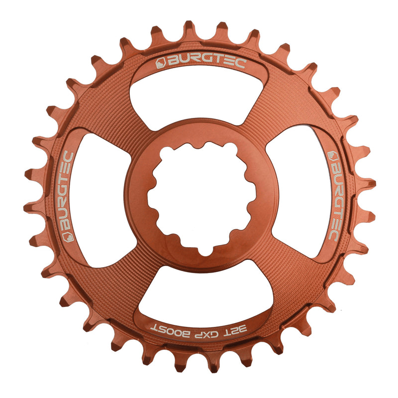Load image into Gallery viewer, Burgtec GXP Boost 3mm Thick Thin Chainring 32T Kash Bronze
